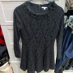 Black lace dress